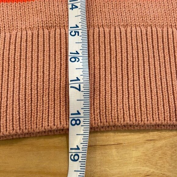Velvet‎ by Graham & Spencer Women's Lucie Sweater Striped Size XS pink/flame - Picture 10 of 10